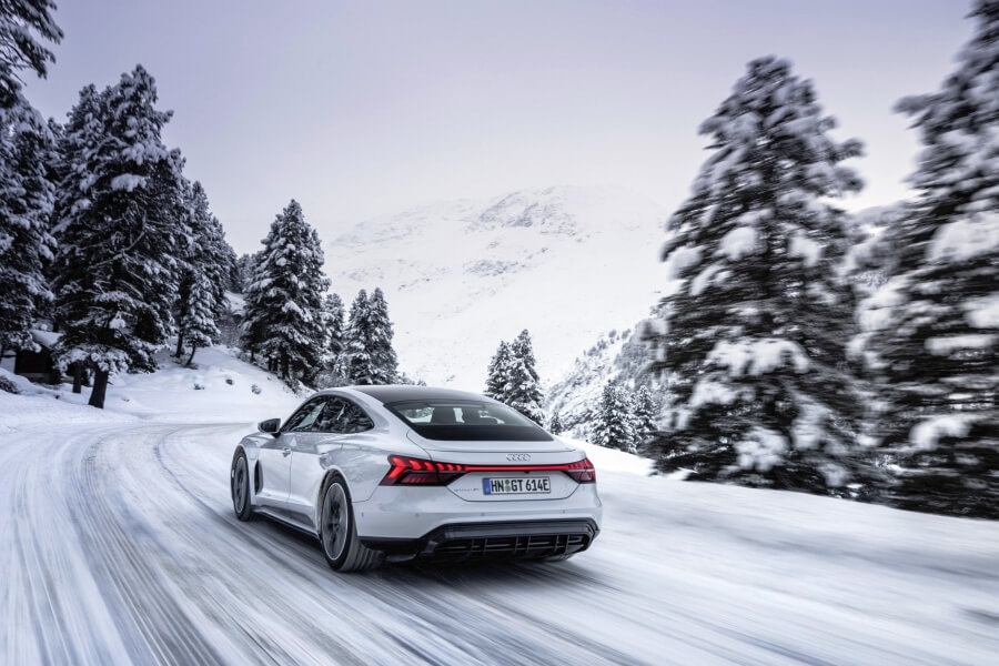 Audi e-tron GT - zasięg zimą