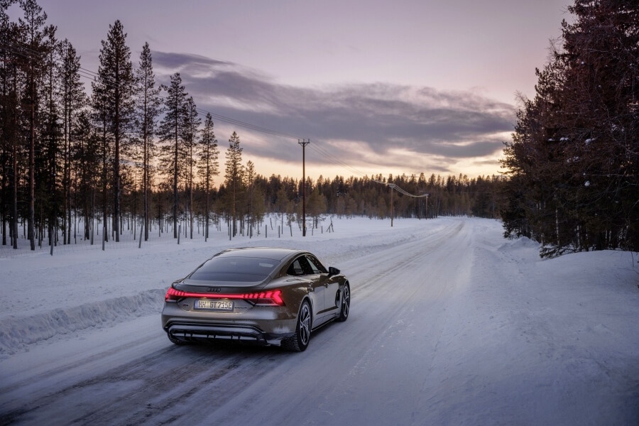 Audi e-tron GT - zasięg zimą