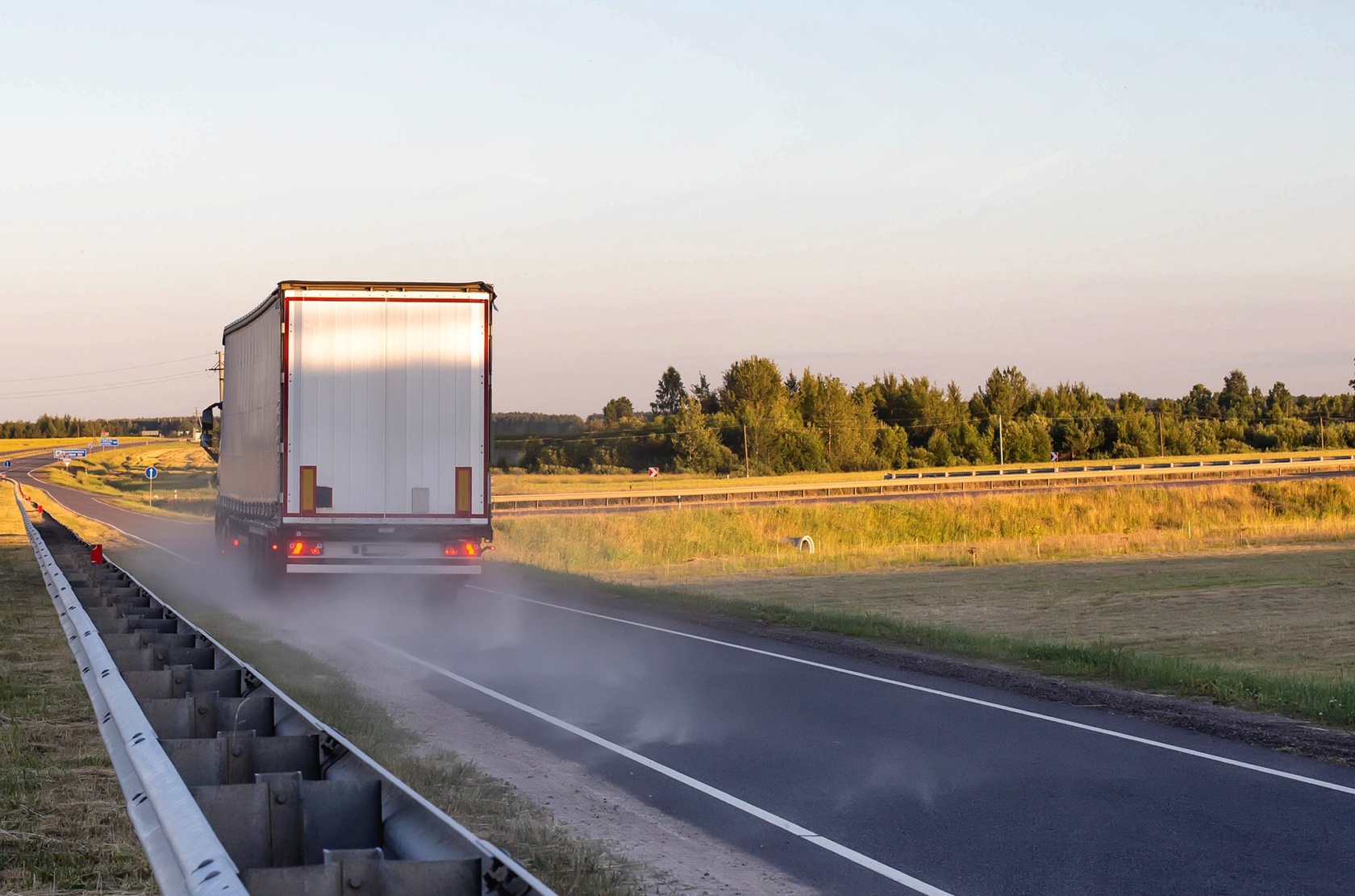 Hamowanie awaryjne ciężarówki - tu również może działać ABS