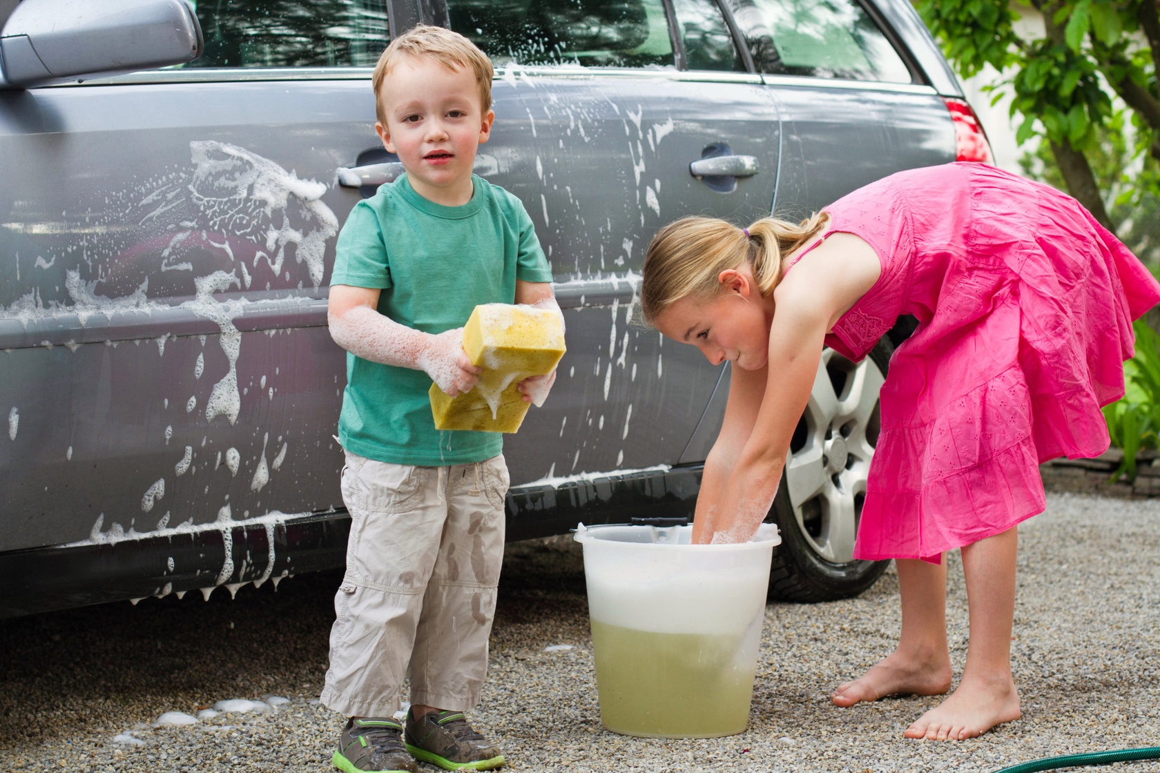 Mycie samochodu na własnej posesji