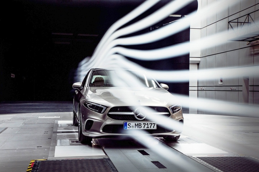 aerodynamika samochodu - Mercedes