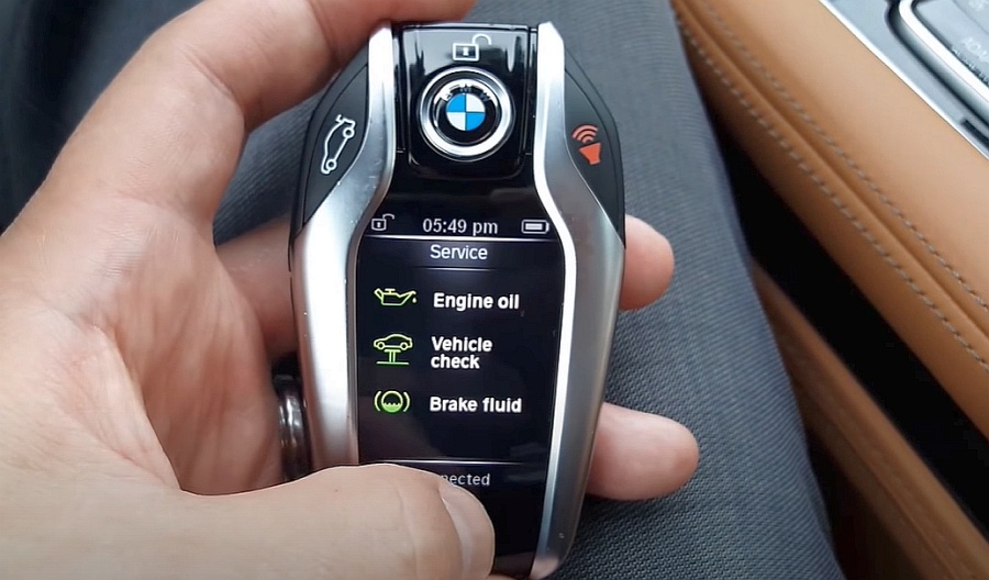 kluczyk LCD - BMW